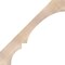Ekena Millwork 3 1/2"W x 44"D x 44"H Balboa Smooth Knee Brace, Douglas Fir BRC04X44X44BOA00SDF - alternate 3